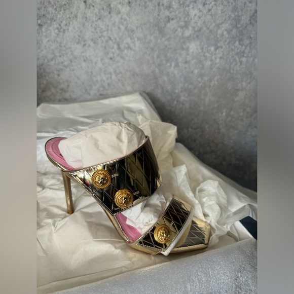 Balmain Mirror Mules NWT - Picture 11 of 16